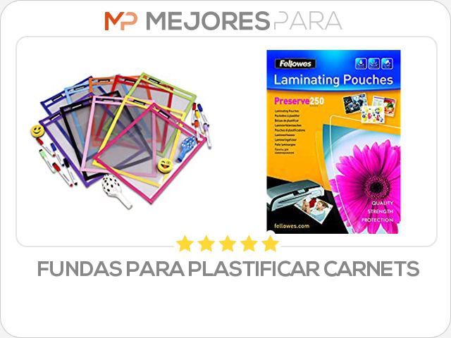 fundas para plastificar carnets