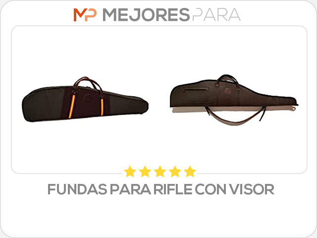 fundas para rifle con visor