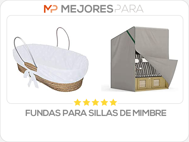 fundas para sillas de mimbre