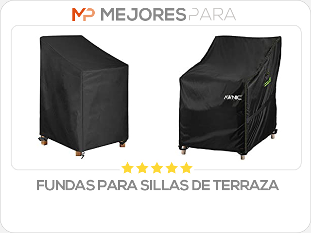 fundas para sillas de terraza