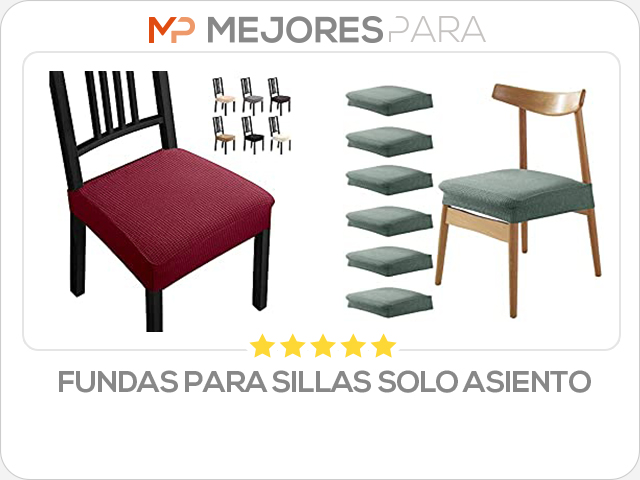 fundas para sillas solo asiento