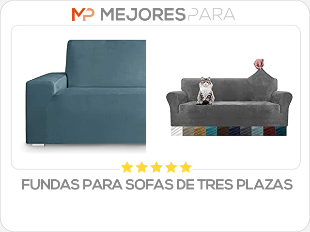 fundas para sofas de tres plazas