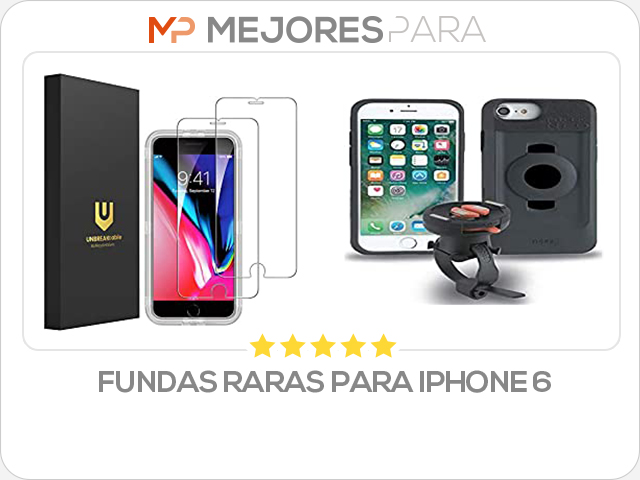 fundas raras para iphone 6