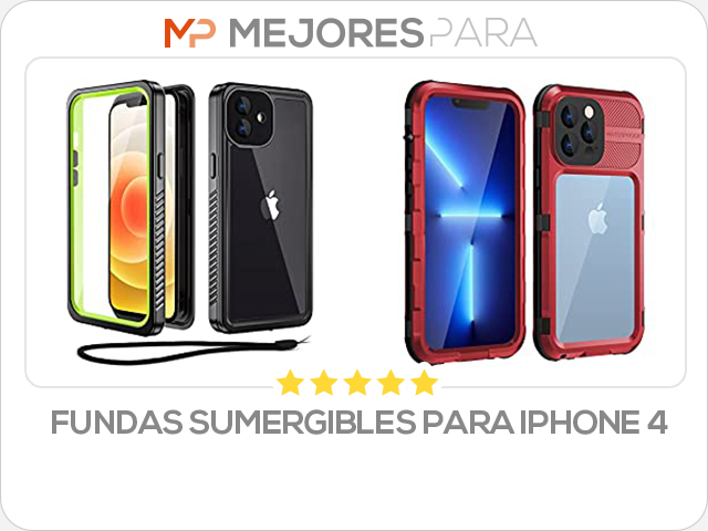 fundas sumergibles para iphone 4