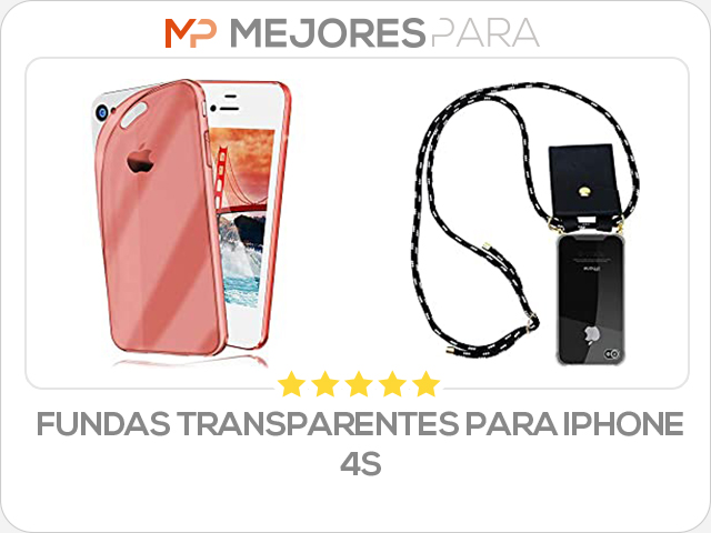 fundas transparentes para iphone 4s