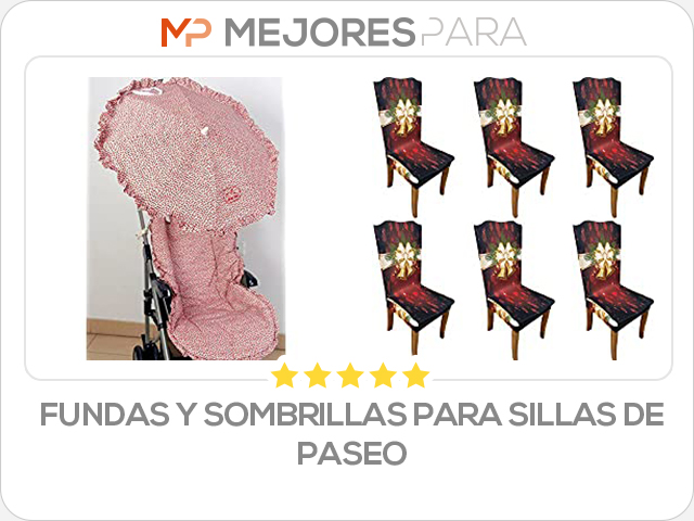 fundas y sombrillas para sillas de paseo