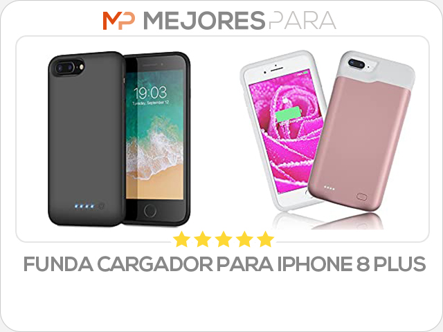 funda cargador para iphone 8 plus