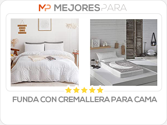 funda con cremallera para cama