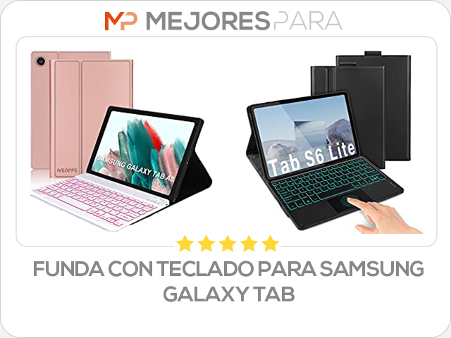 funda con teclado para samsung galaxy tab