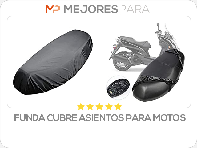 funda cubre asientos para motos