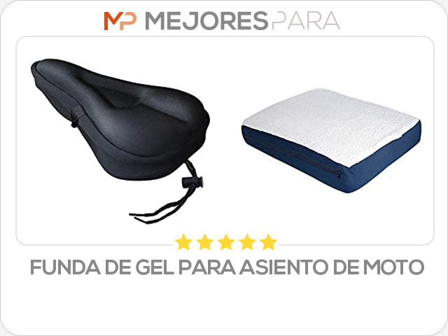 funda de gel para asiento de moto