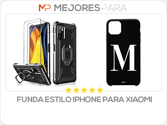 funda estilo iphone para xiaomi