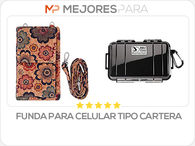 funda para celular tipo cartera