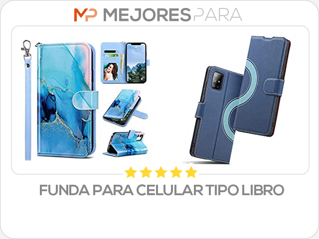 funda para celular tipo libro