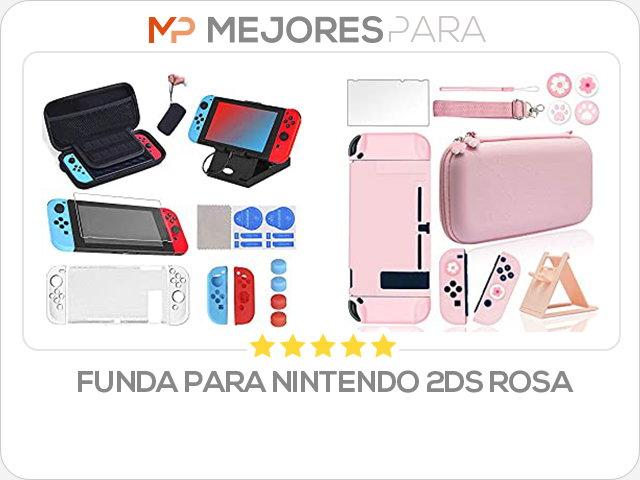 funda para nintendo 2ds rosa