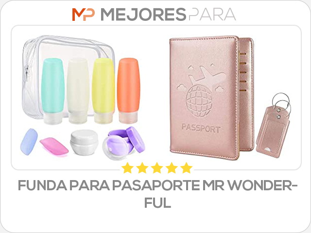 funda para pasaporte mr wonderful