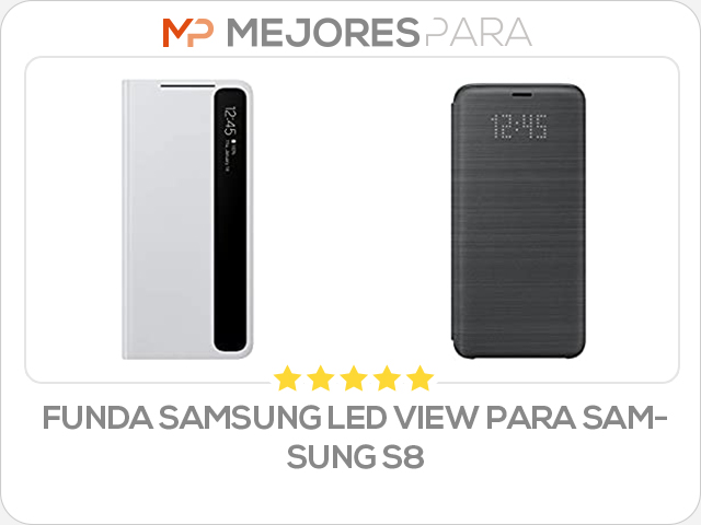 funda samsung led view para samsung s8