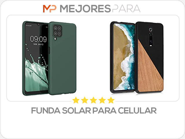 funda solar para celular