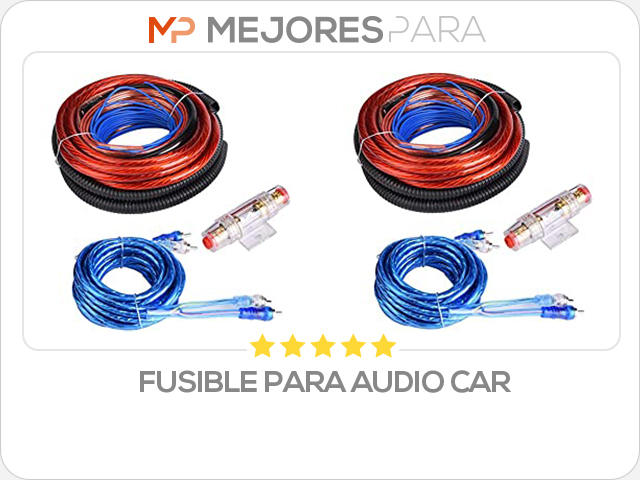 fusible para audio car