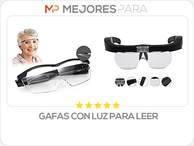 gafas con luz para leer