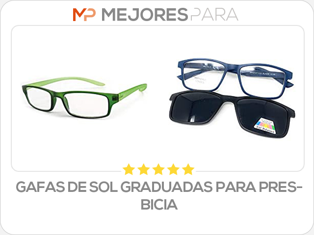 gafas de sol graduadas para presbicia