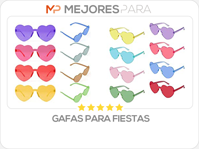 gafas para fiestas