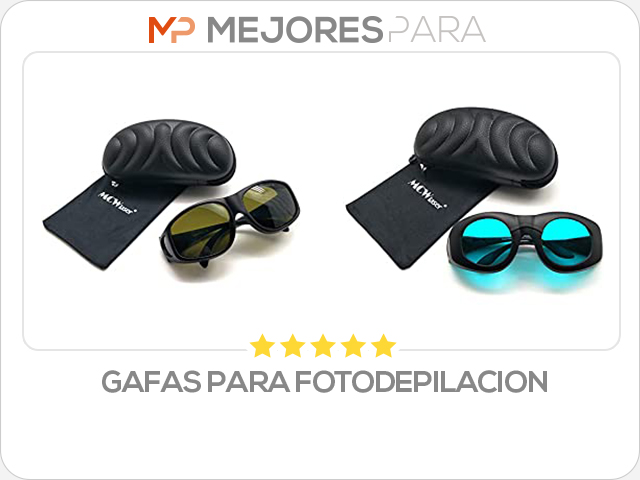 gafas para fotodepilacion