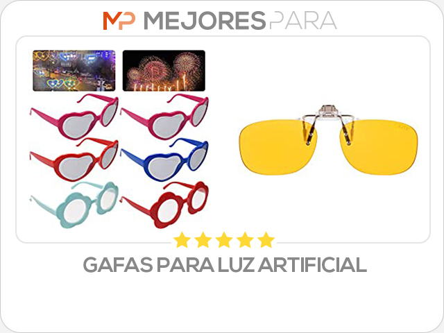 gafas para luz artificial