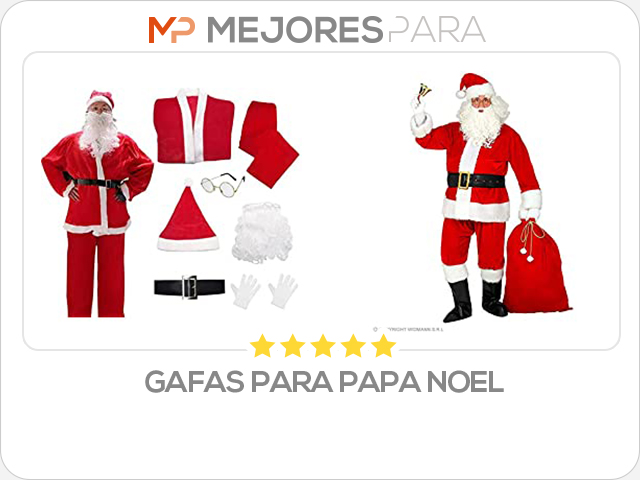 gafas para papa noel