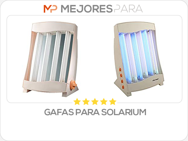 gafas para solarium