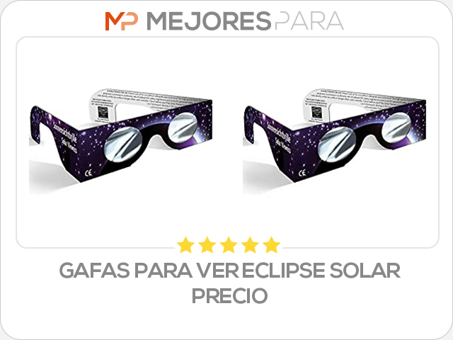 gafas para ver eclipse solar precio