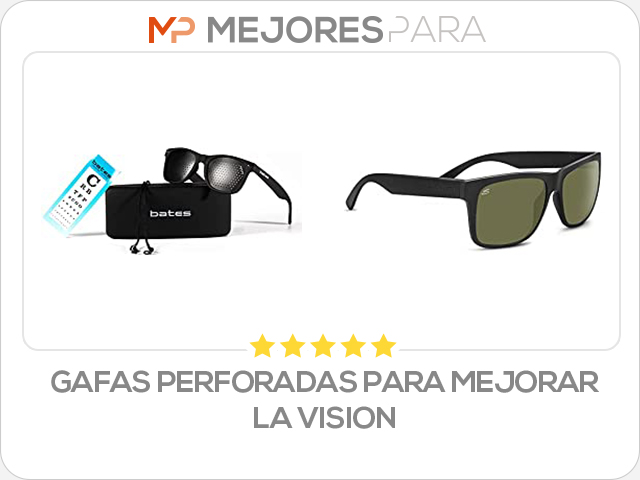 gafas perforadas para mejorar la vision