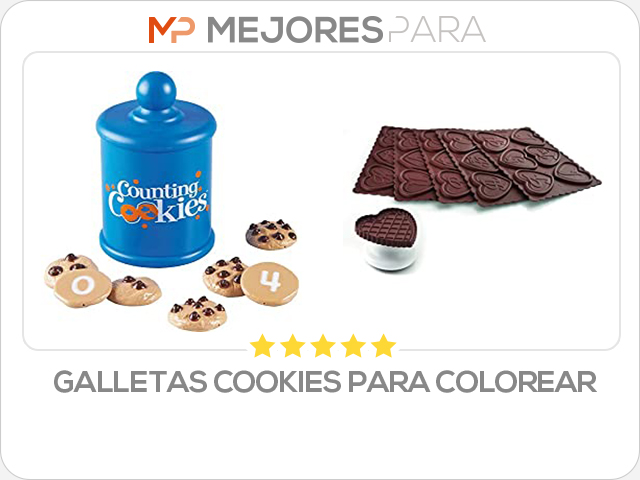 galletas cookies para colorear