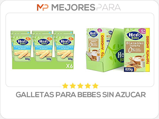 galletas para bebes sin azucar