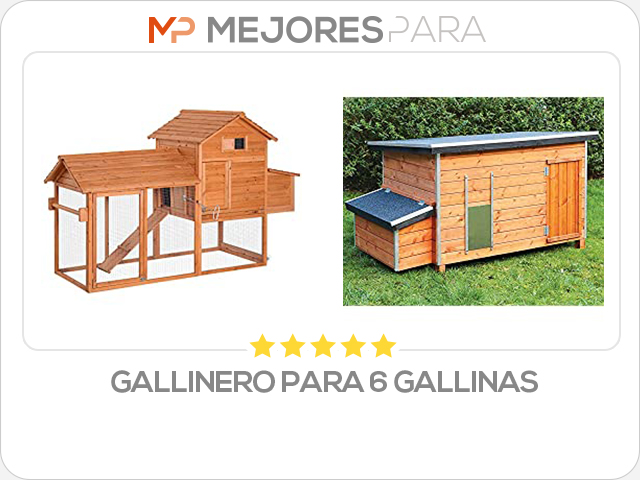 gallinero para 6 gallinas