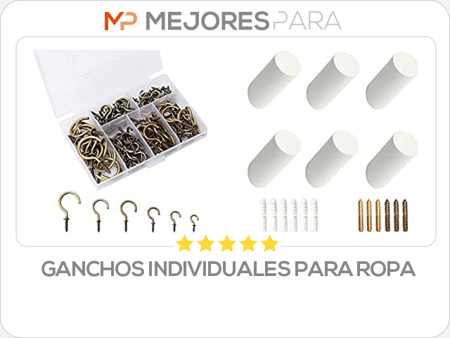 ganchos individuales para ropa