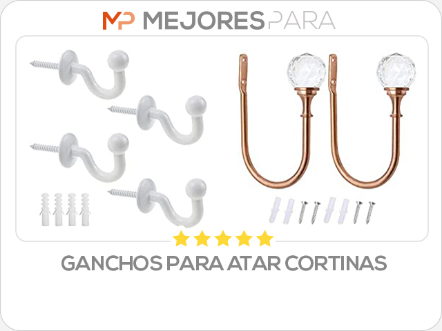 ganchos para atar cortinas