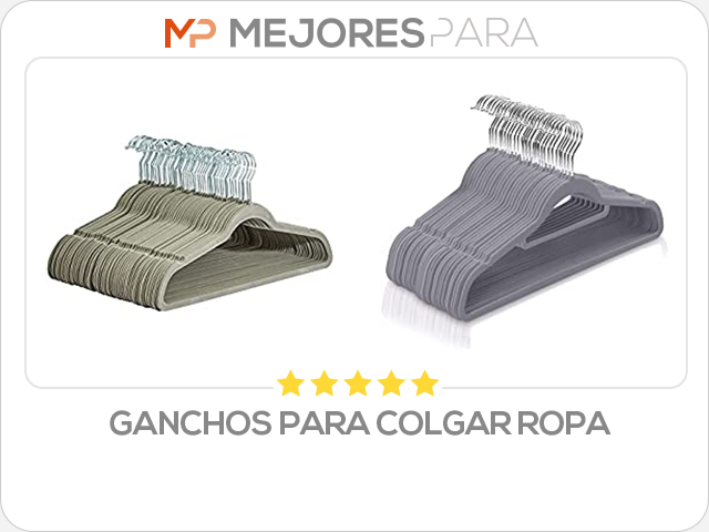 ganchos para colgar ropa