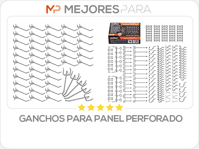 ganchos para panel perforado