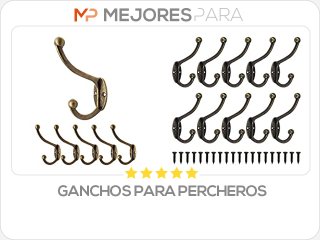 ganchos para percheros