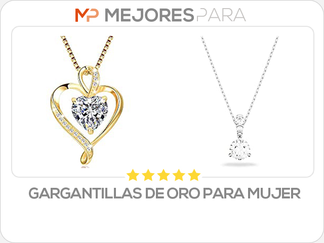 gargantillas de oro para mujer