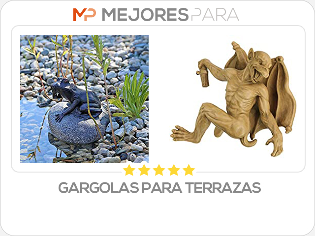 gargolas para terrazas