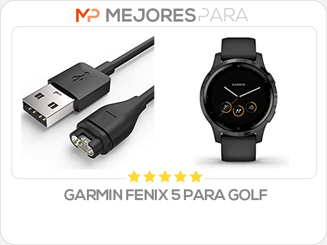 garmin fenix 5 para golf