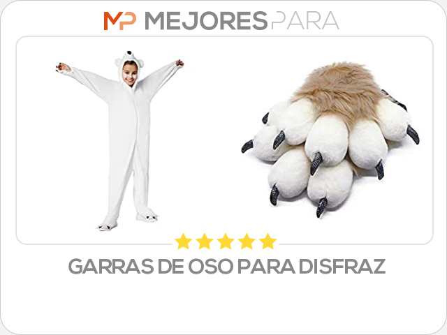 garras de oso para disfraz