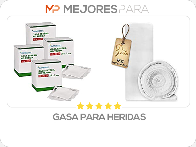 gasa para heridas