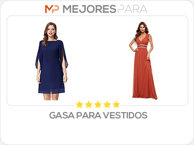 gasa para vestidos