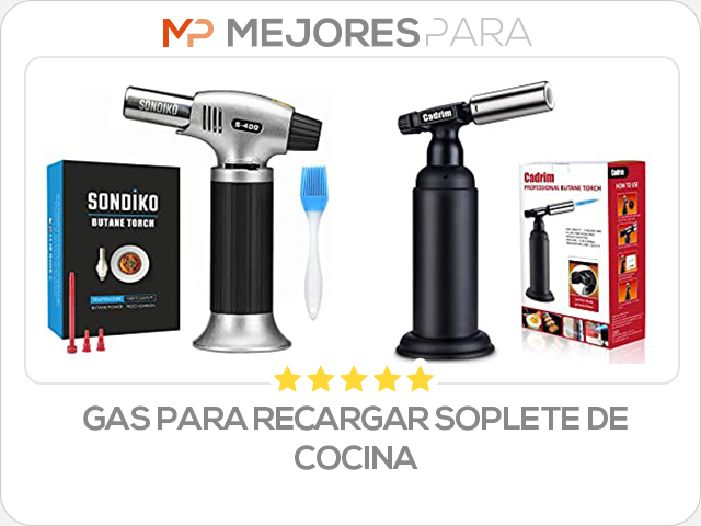 gas para recargar soplete de cocina