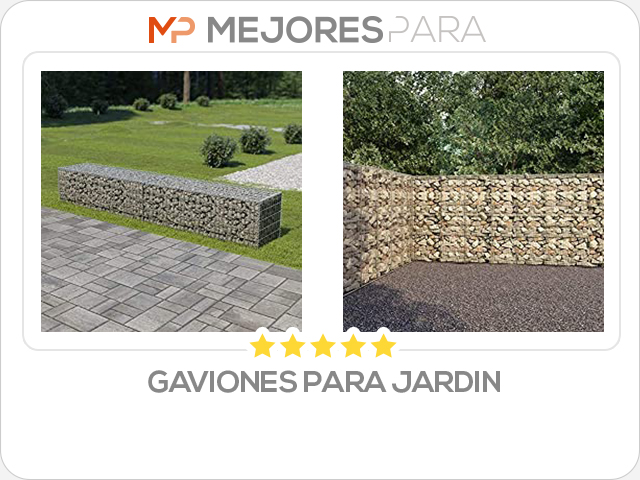 gaviones para jardin