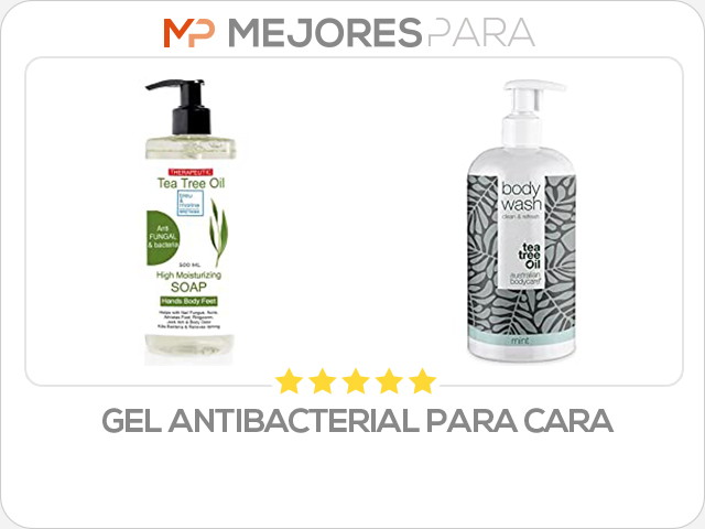 gel antibacterial para cara