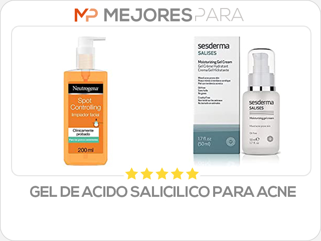 gel de acido salicilico para acne